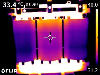 análise termográfica em painéis elétricos