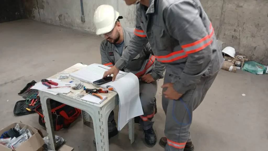 inspeção de painéis elétricos