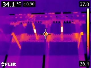 inspeção térmica em painéis elétricos