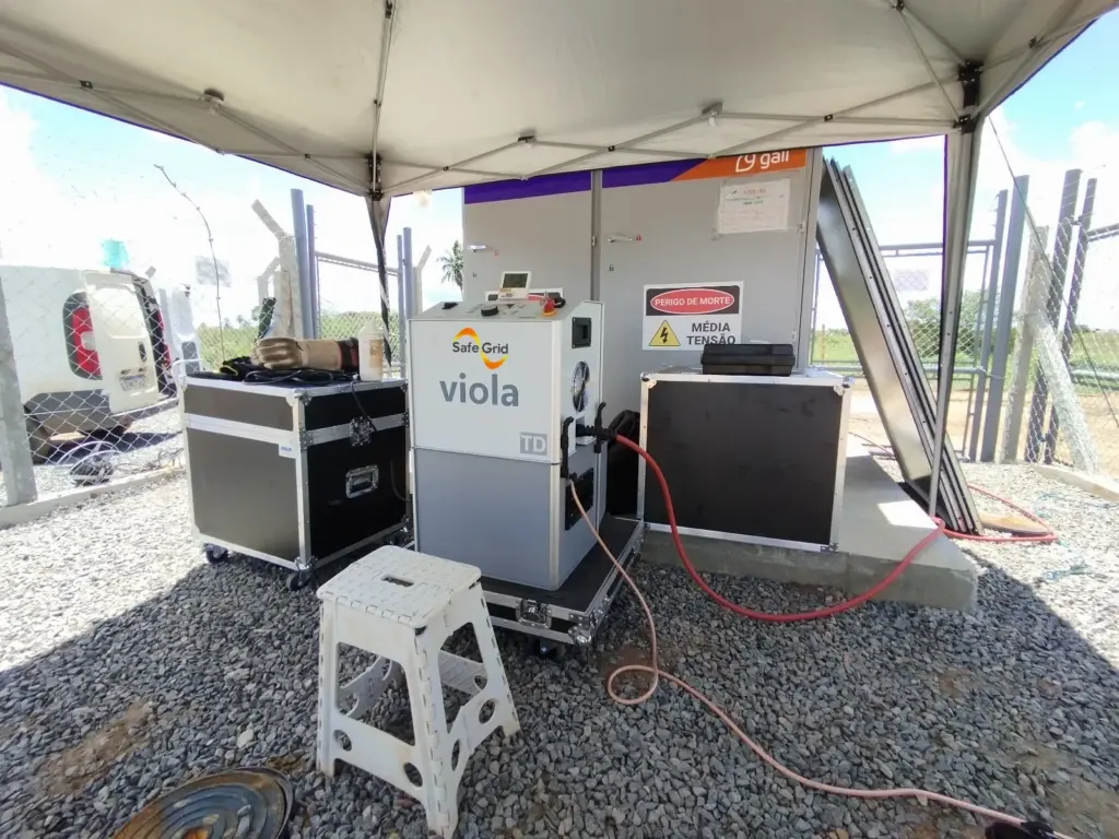 teste de isolamento VLF