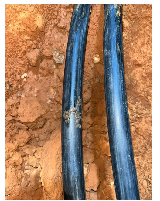 teste em cabos isolados