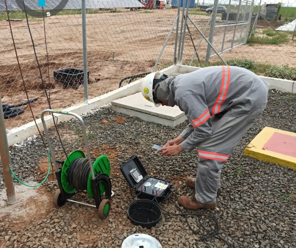 verificação de equipotencialização elétrica